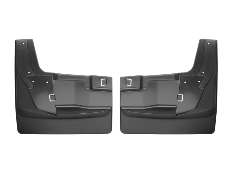 WeatherTech 2019+ Dodge Ram Truck 2500/3500 (Dually w/ Fender Flares) No Drill Mudflaps - Black