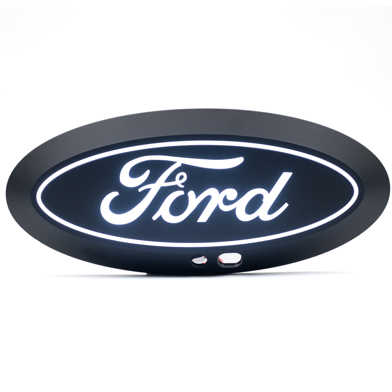 Putco 17-19 Ford SuperDuty Front Luminix Ford LED Emblem - w/ Camera CutOut
