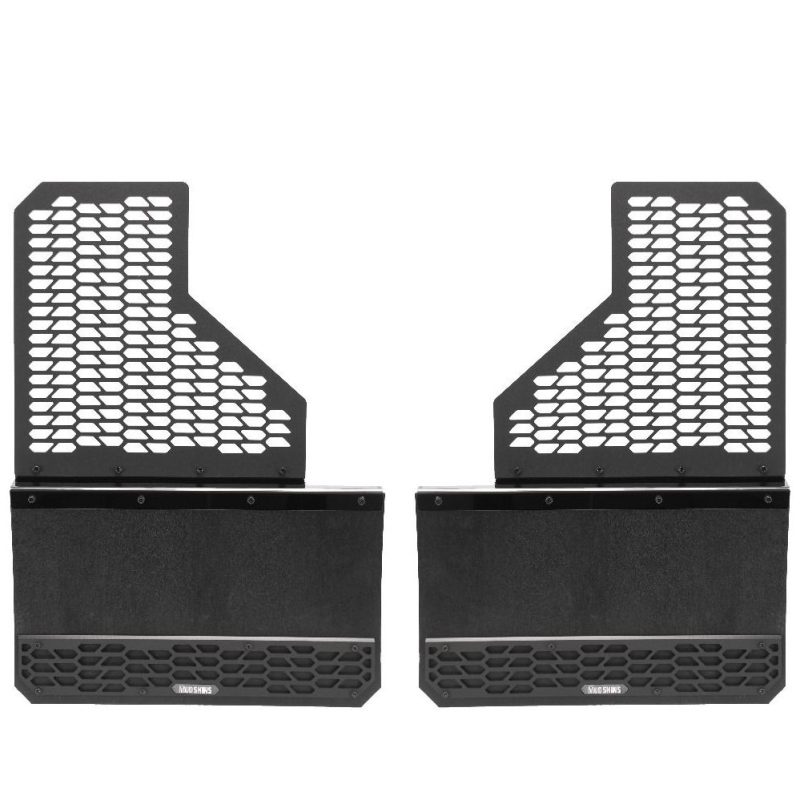 Putco 11-16 Ford SuperDuty Dually - (Fits Rear) - Set of 2 Mud Skins - HDPE w/ Hex Shield