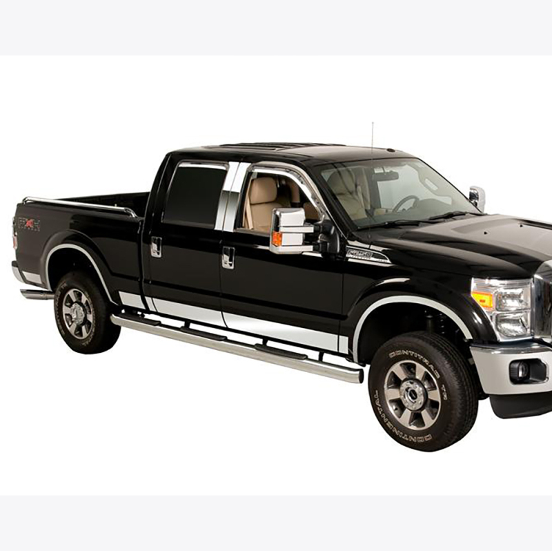 Putco 11-16 Ford SuperDuty - Crew Cab 6.5ft - 12pcs - 6.25in Wide Pro SS Rocker Panels