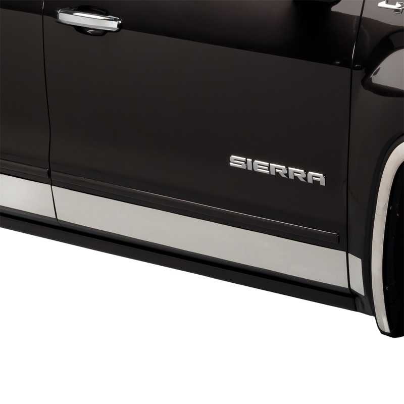 Putco 14-18 GMC Sierra LD - Standard Cab - 6.8in Bed - 10pcs Stainless Steel Rocker Panels