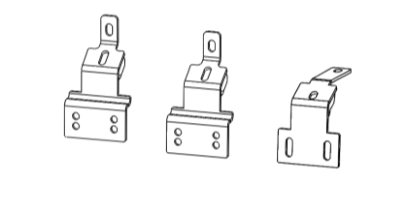 Go Rhino 19-20 Ford Ranger Brackets for Dominator Extreme SideSteps