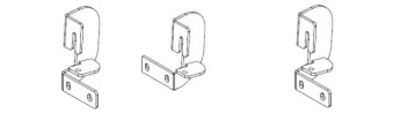 Go Rhino 07-10 Chevrolet Silverado 2500HD/3500HD Brackets for Dominator Extreme SideSteps