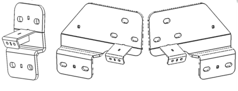 Go Rhino 09-19 Ram 1500 Brackets for Dominator Extreme SideSteps
