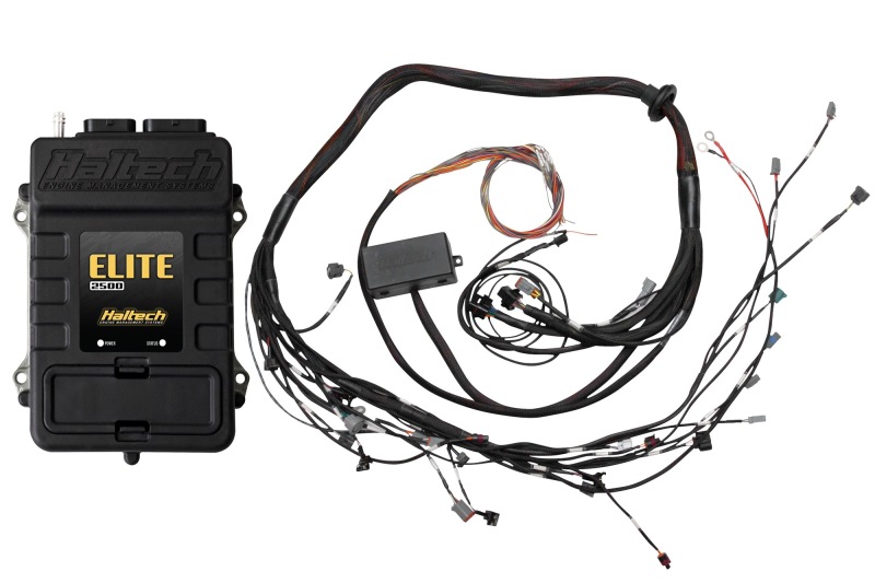 Haltech Elite 2500 Terminated Harness ECU Kit w/EV1 Injector Connectors