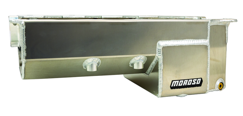 Moroso Donovan 700/DRC2 Big Block (w/Double Power Kick Outs) Wet Sump 6-7qt 8in Aluminum Oil Pan