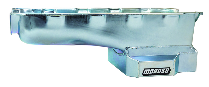 Moroso Chevrolet Big Block Mark IV Kicked Out Wet Sump 6qt 8in Steel Oil Pan