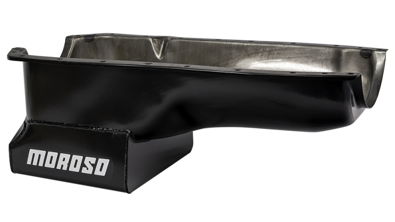 Moroso 65-Up Oldsmobile V-8 (330-455) Deep Wet Sump 7qt 8.5in Steel Oil Pan
