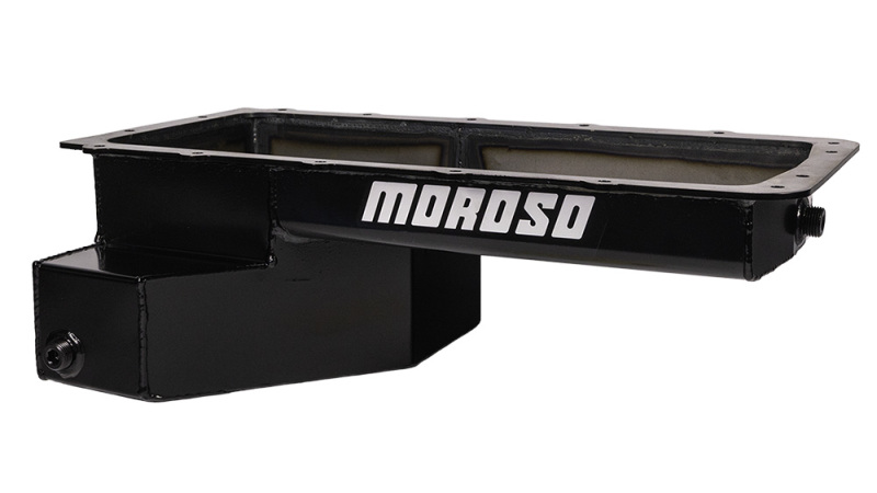 Moroso Ford 5.0 Coyote (w/Rear Sump) Road Race Baffled Wet Sump 9qt 6-5/8in Steel Oil Pan