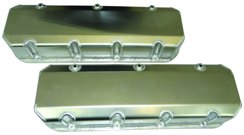 Moroso Chevrolet Big Block (w/Symmetrical Port) Valve Cover - Exhaust Pockets/Intake Tubes - Alum