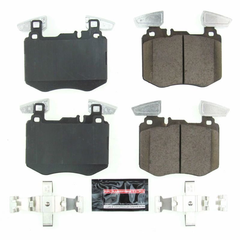 PowerStop - Z23 Daily Driver Carbon-Fiber Ceramic Brake Pads with Hardware Kit