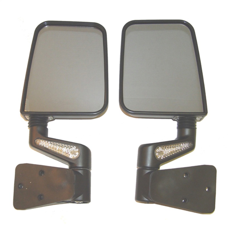 Jeep Wrangler Black LED Heated Mirrors-Pair (1987-2002)
