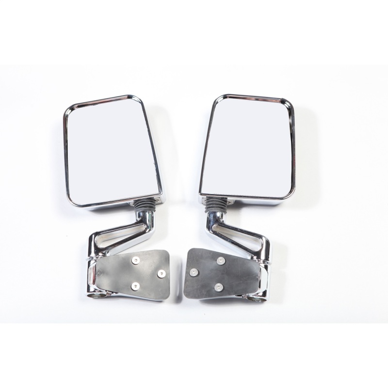 Jeep Wrangler Chrome Dual Focal Point Mirrors (1987-2002)