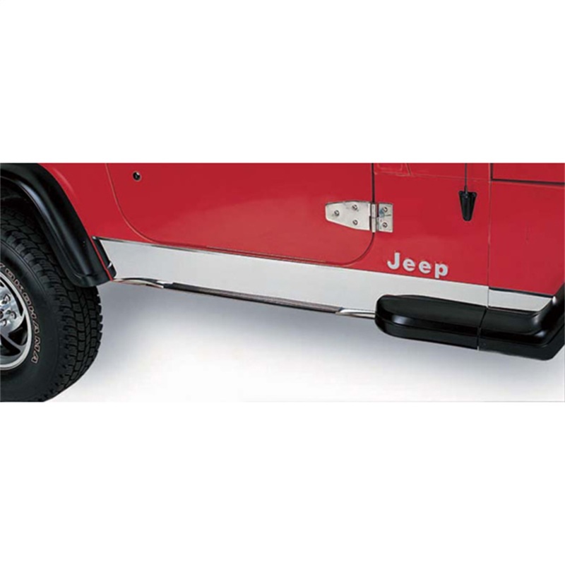 Jeep Wrangler Stainless Steel Rocker Panel-Pair (1997-2006)
