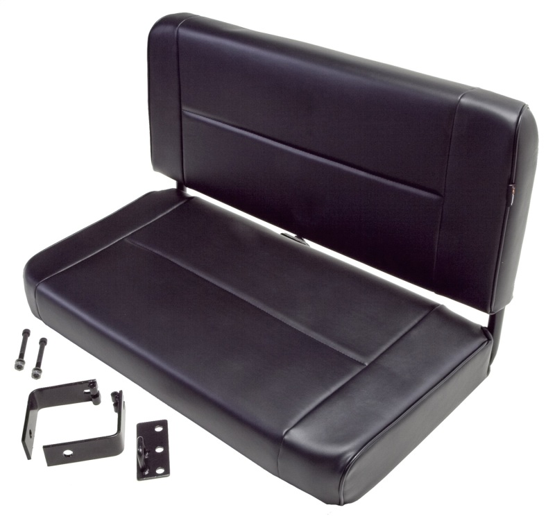 Jeep Wrangler & CJ Black Standard Rear Seat (1955-1995)