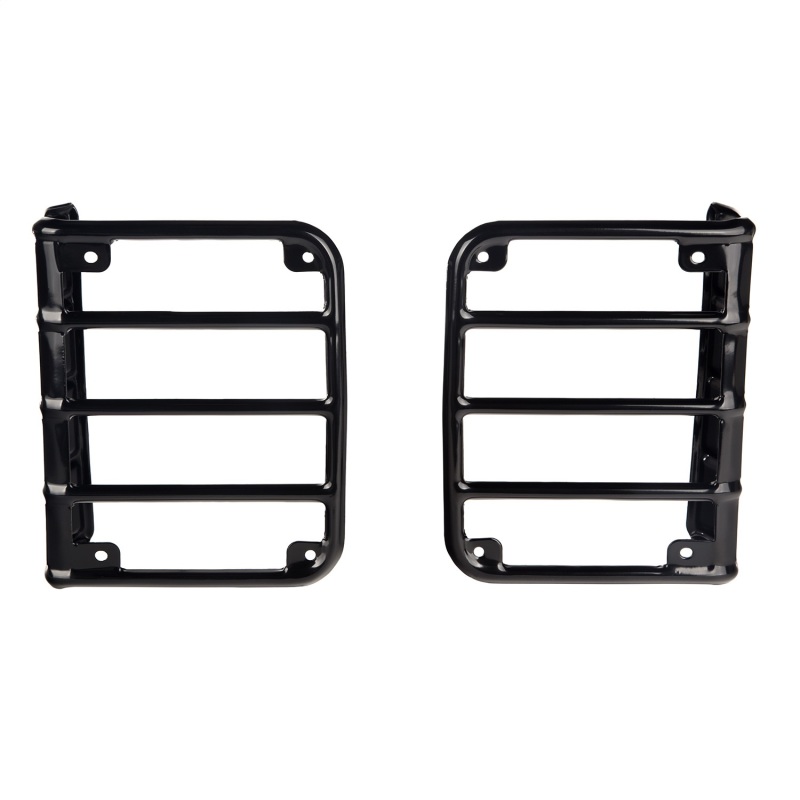 Jeep Wrangler (JK) Black Tail Light Euro Guards-Pair (2007-2018)