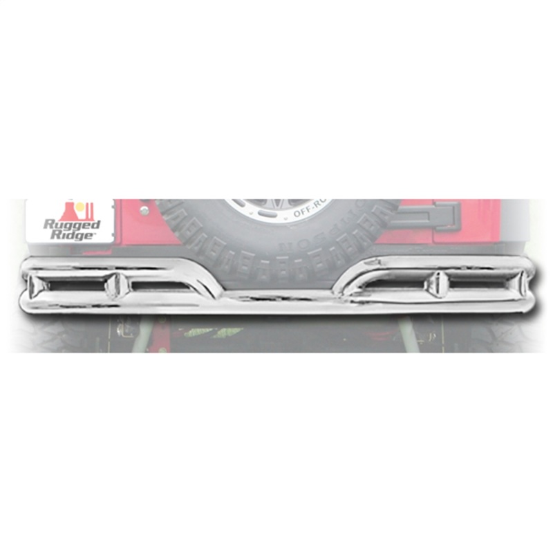 Jeep Wrangler JK Stainless Steel Rear Tube Bumper (2007-2018)