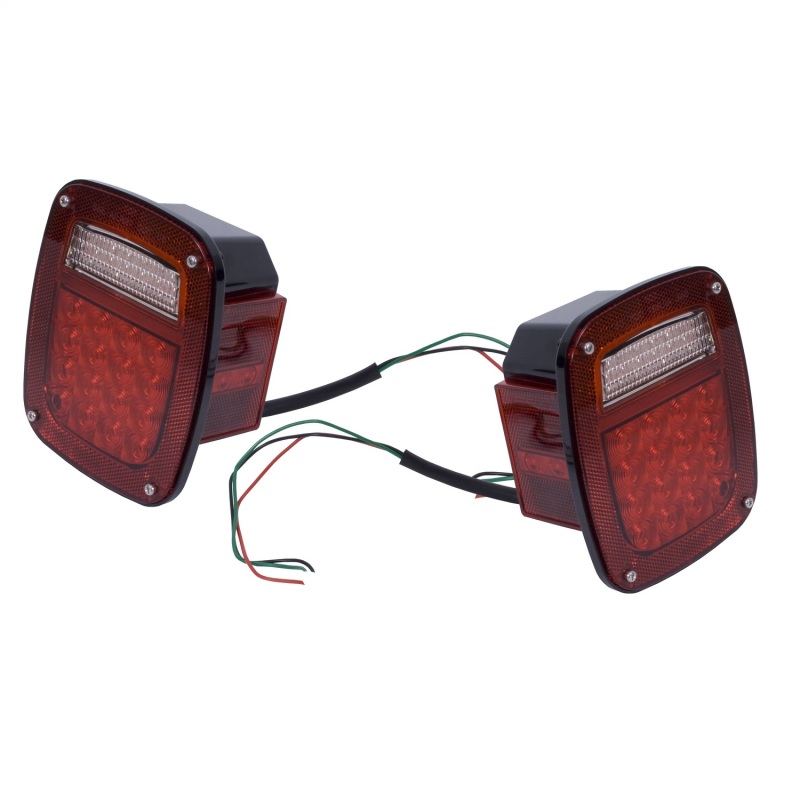 Jeep Wrangler & CJ LED Tail Light Assembly Set (1976-2006)