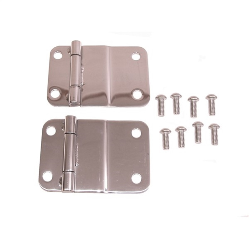 Jeep CJ Polished Stainless Steel Lower Tailgate Hinge