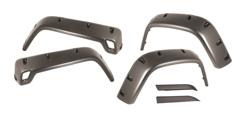 Jeep Wrangler All Terrain Pocket Style 6 Piece Fender Flare Kit (1987-2006) - Make of Jeep:Jeep Wrangler TJ
