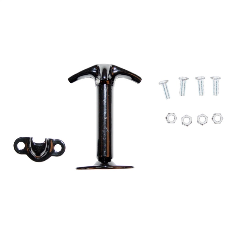 Jeep Wrangler & CJ Black Hood Catch (Single)