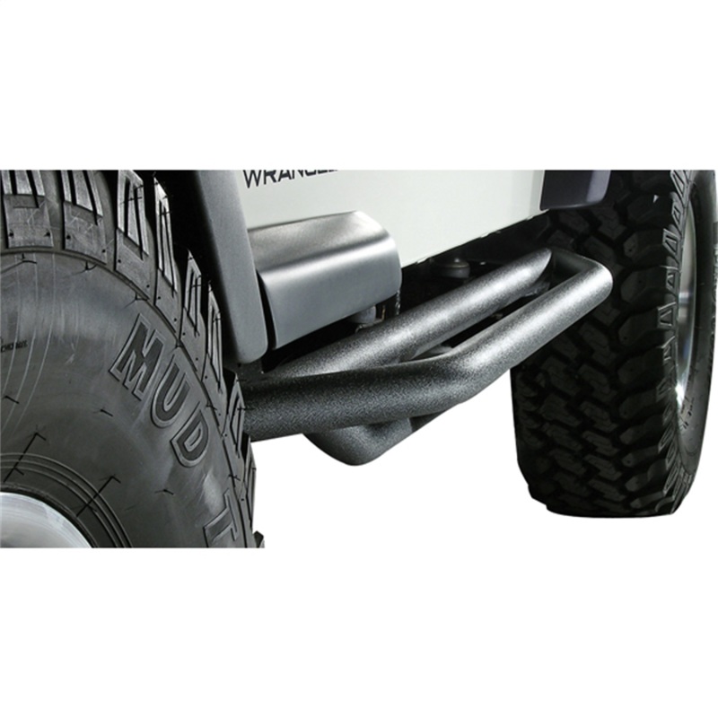 Jeep Wrangler & Unlimited Black Textured Side Armor (1987-2006)