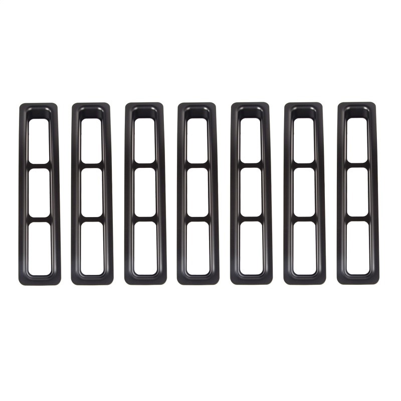 Jeep Wrangler & Unlimited Black Trim Grille Inserts (1997-2006)