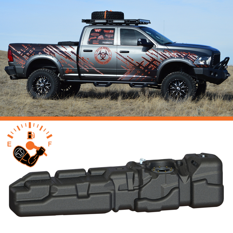 Titan Fuel Tanks 10-12 RAM 2500/3500 Cummins Crew Cab Short Bed 56 Gallon XXL Mid-Ship Fuel Tank
