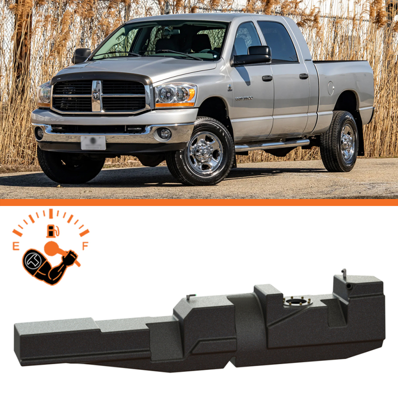 Titan Fuel Tanks 06-12 RAM 2500/3500 Cummins Mega Cab Short Bed 52 Gallon XXL Mid-Ship Fuel Tank