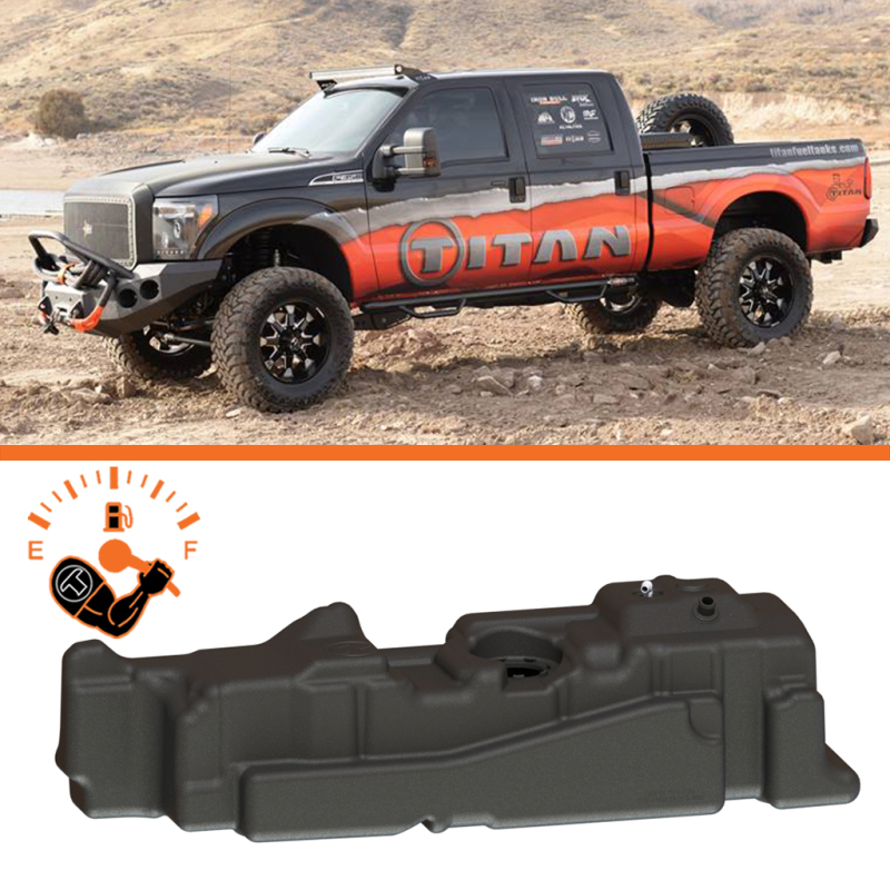 Titan Fuel Tanks 11-16 Ford F-250/F-350 PowerStroke Crew Cab Short Bed 60 Gallon XXL Mid-Ship Tank