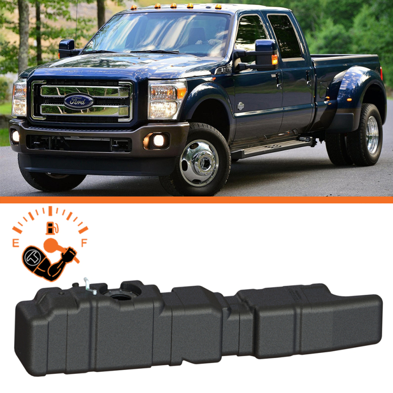 Titan Fuel Tanks 11-16 Ford F-250/F-350 PowerStroke Crew Cab Long Bed 65 Gallon XXL Mid-Ship Tank