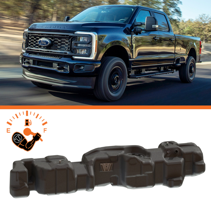 Titan Fuel Tanks 17-24 Ford F-250/F-350 PowerStroke Crew Cab Long Bed 65 Gallon XXL Mid-Ship Tank