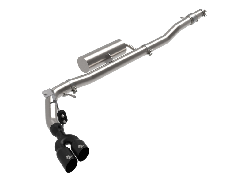 aFe Rebel Series 3in 304 SS Cat-Back Exhaust Side Exit w/ Black Tips 19-20 Ford Ranger L4-2.3L (t)