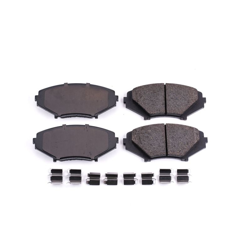 PowerStop - Z17 Low-Dust Ceramic Brake Pads with Hardware