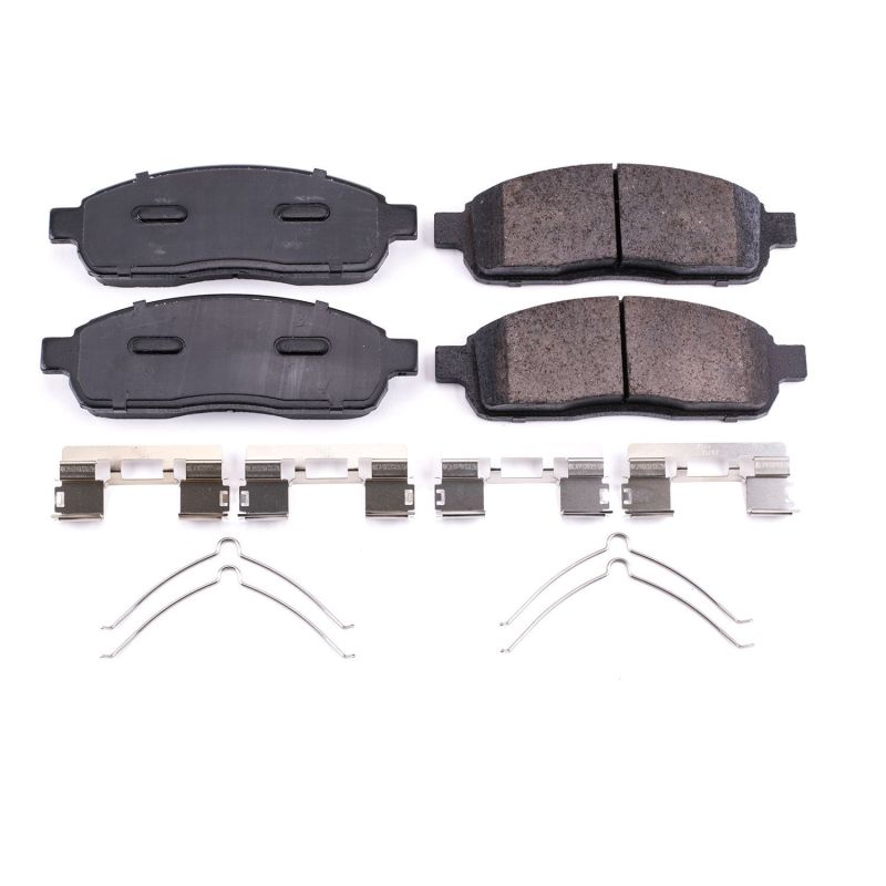 PowerStop - Z17 Low-Dust Ceramic Brake Pads with Hardware