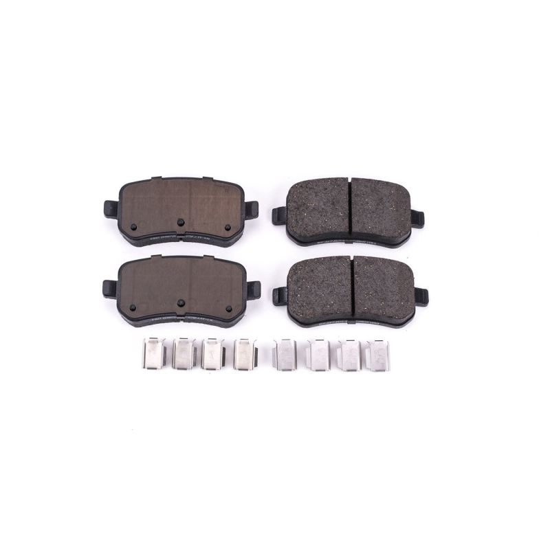 PowerStop - Z17 Low-Dust Ceramic Brake Pads with Hardware