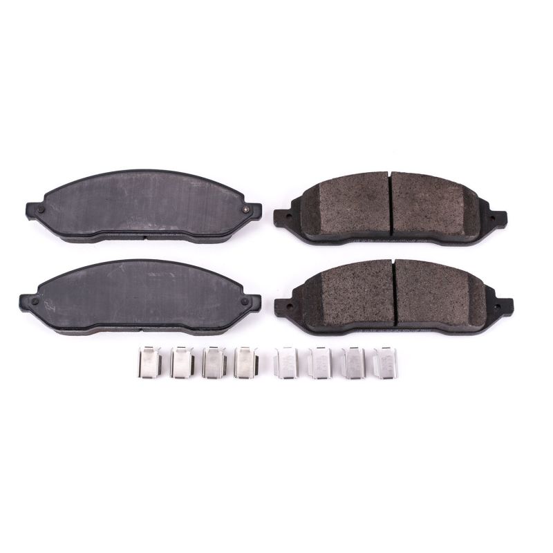 PowerStop - Z17 Low-Dust Ceramic Brake Pads with Hardware