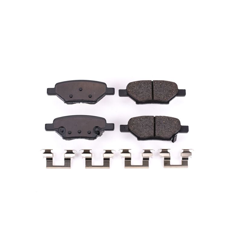 PowerStop - Z17 Low-Dust Ceramic Brake Pads with Hardware