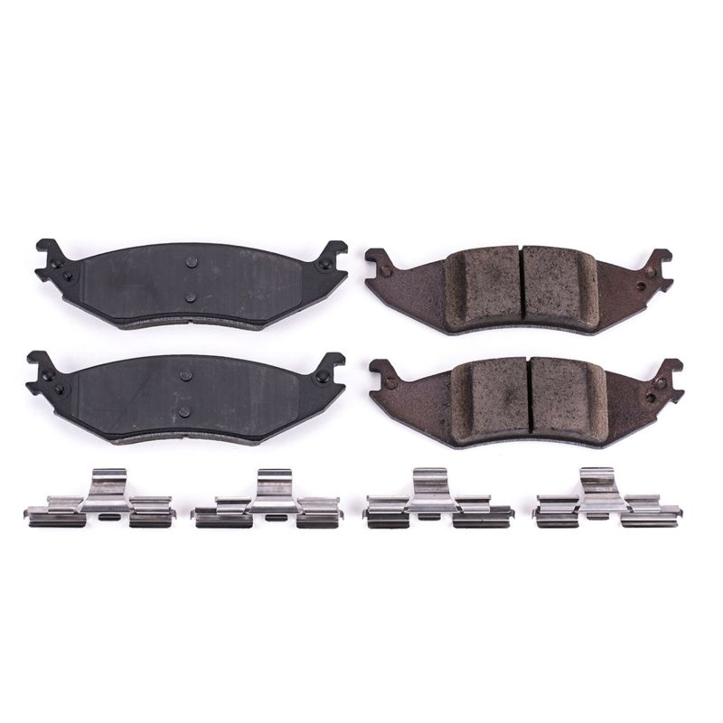 PowerStop - Z17 Low-Dust Ceramic Brake Pads with Hardware