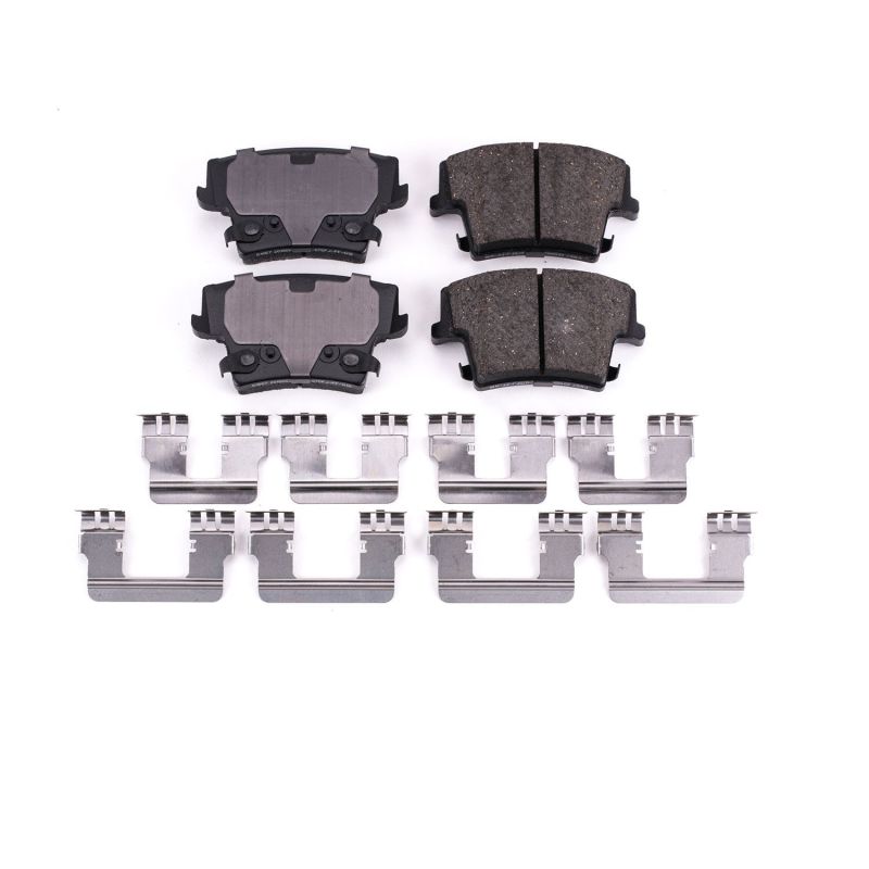 PowerStop - Z17 Low-Dust Ceramic Brake Pads with Hardware