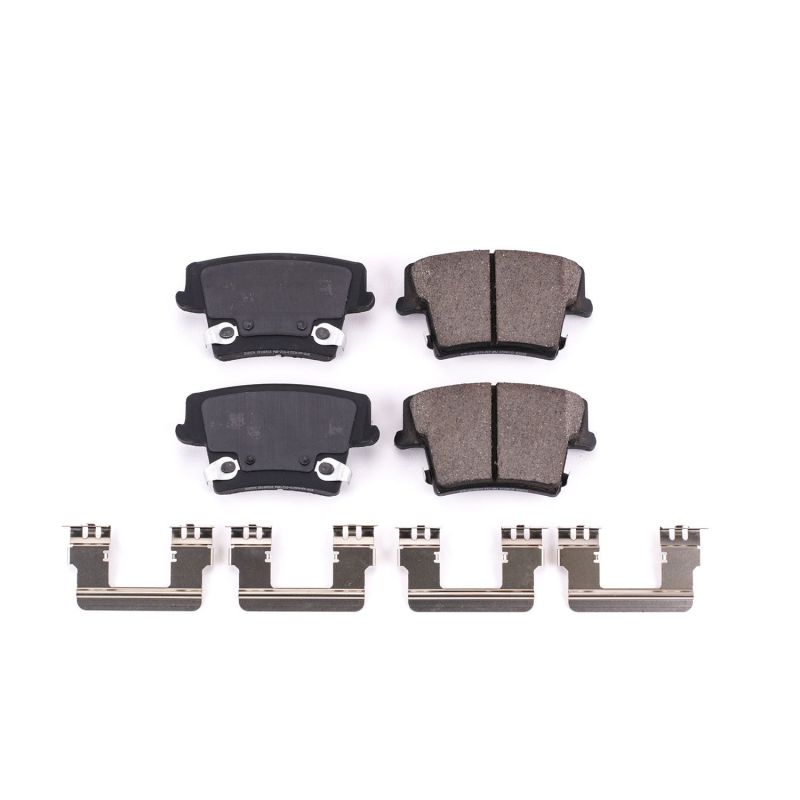 PowerStop - Z17 Low-Dust Ceramic Brake Pads with Hardware