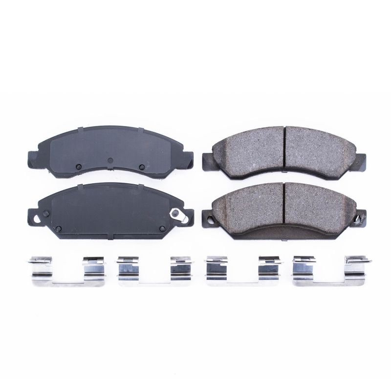 PowerStop - Z17 Low-Dust Ceramic Brake Pads with Hardware