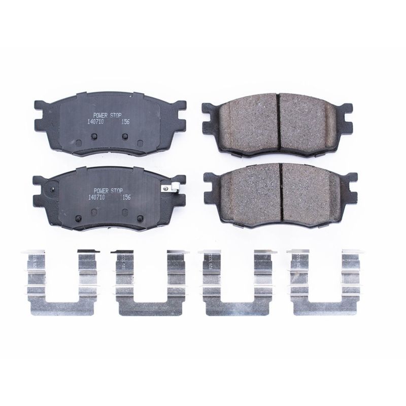 PowerStop - Z17 Low-Dust Ceramic Brake Pads with Hardware