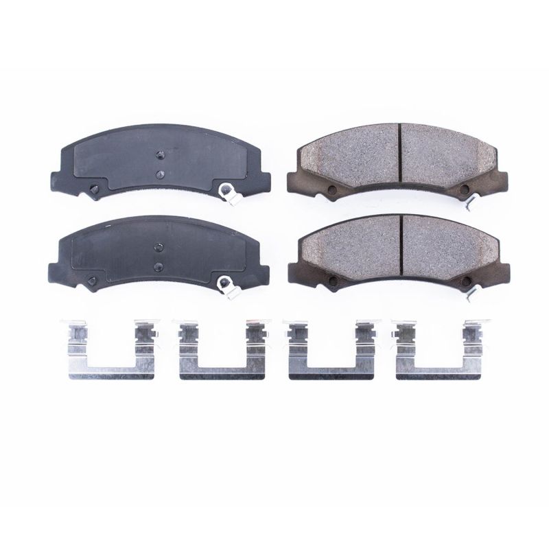 PowerStop - Z17 Low-Dust Ceramic Brake Pads with Hardware