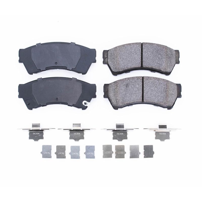 PowerStop - Z17 Low-Dust Ceramic Brake Pads with Hardware