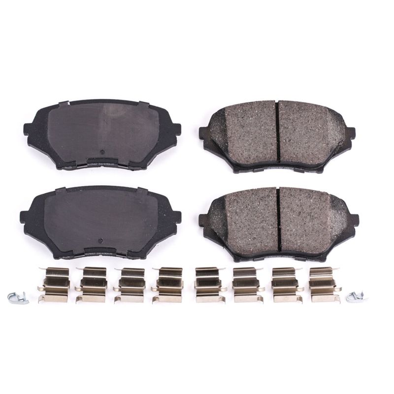 PowerStop - Z17 Low-Dust Ceramic Brake Pads with Hardware