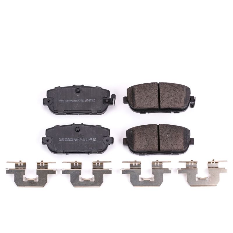 PowerStop - Z17 Low-Dust Ceramic Brake Pads with Hardware