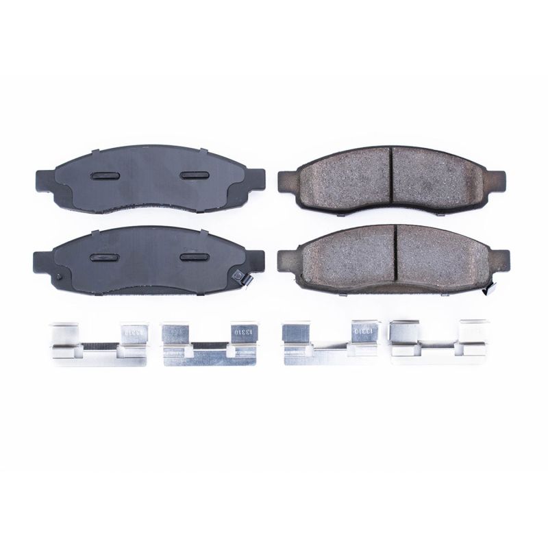 PowerStop - Z17 Low-Dust Ceramic Brake Pads with Hardware