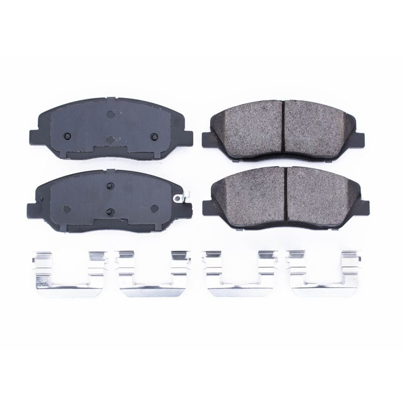 PowerStop - Z17 Low-Dust Ceramic Brake Pads with Hardware