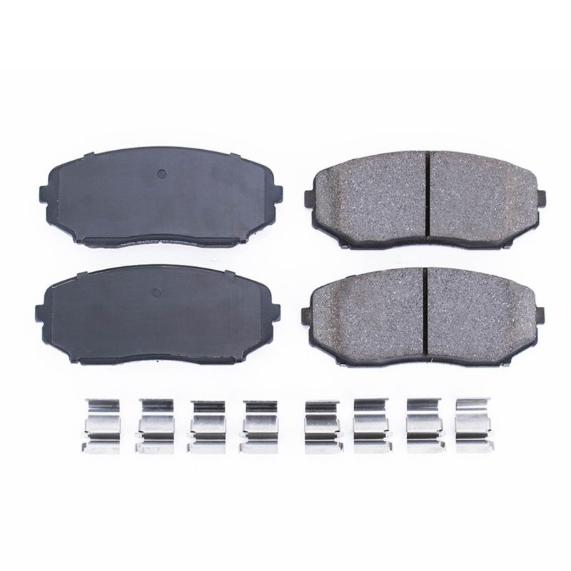 PowerStop - Z17 Low-Dust Ceramic Brake Pads with Hardware
